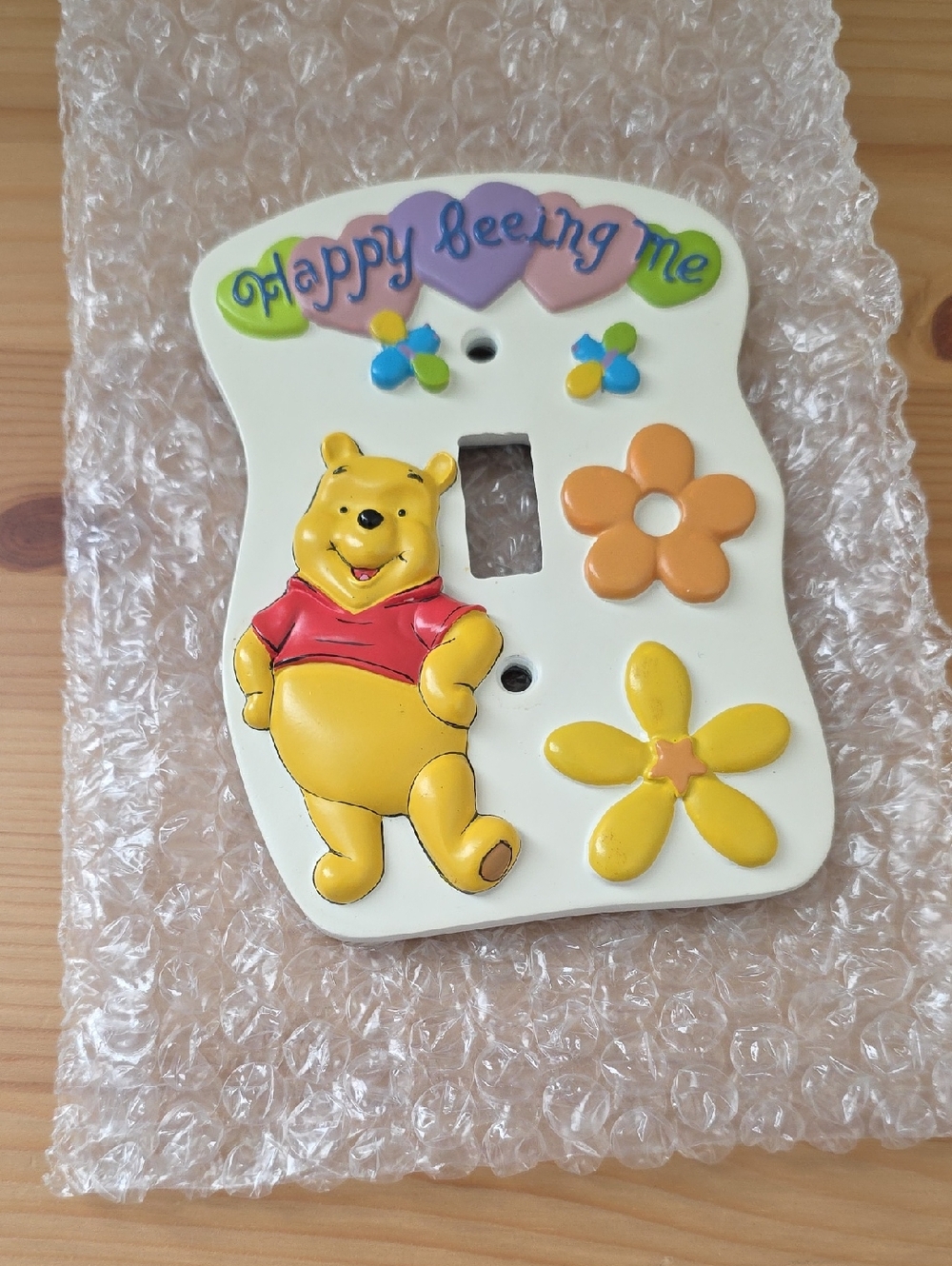 Winnie the Pooh Ceramic Light Switch Cover